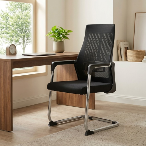 IAM Furniture- Fixed-Arm Ergonomic Visitor Chair