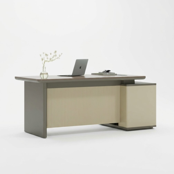 IAM Furniture- Fluted Executive Storage Desk