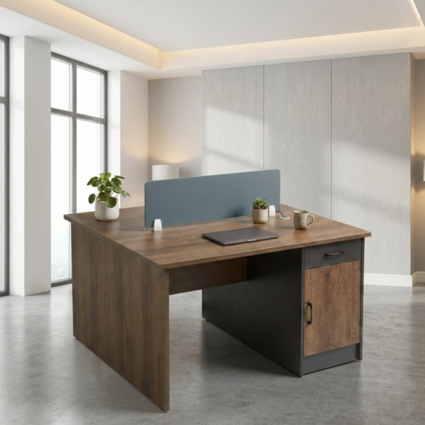 IAM Furniture- Modern Workstation With Divider