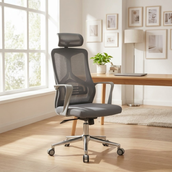 IAM Furniture- Vapor Ergonomic Chrome Base Task Chair