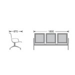IAM Furniture – STAINLESS STEEL BENCH - Image 5